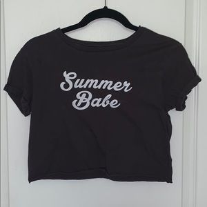 Billabong cropped tee